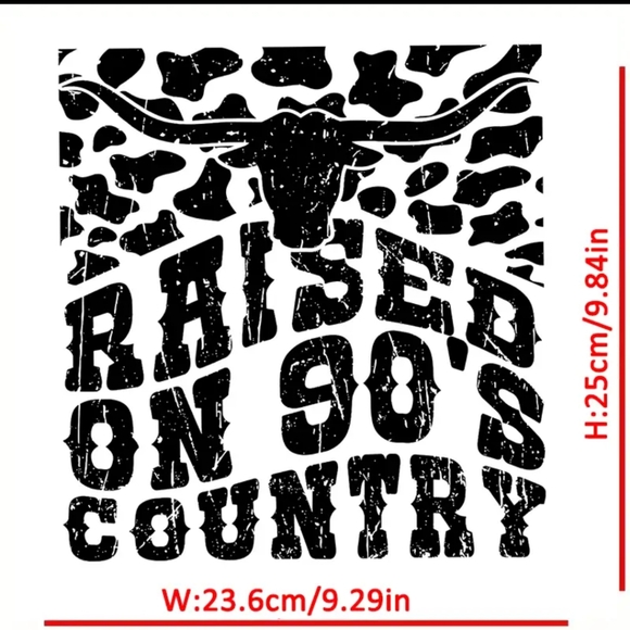 COUNTRY MUSIC Vinyls Images for Our Custom Tees or Totes By REQUEST - Picture 2 of 15